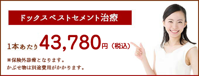 ドックスベストセメント治療 1本あたり11,000円